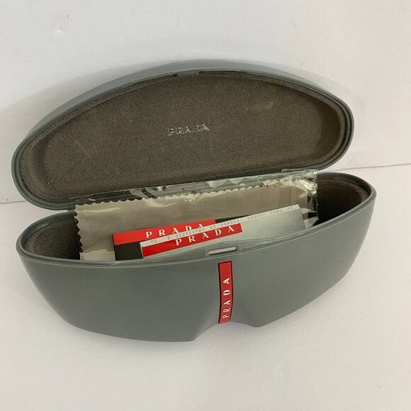 Prada Linea Rossa SPS50P Aviator Sunglasses Silver - Picture 2 of 10